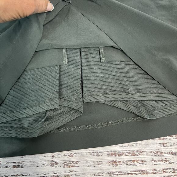 Athleta Skirt Skort size 14 Teal Green Stretch Athletic Fitness Modest Sports - Picture 7 of 9